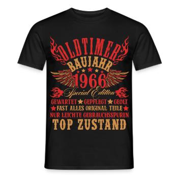 60th Birthday 60 Years Decoration 1965 Gift Funny - Men's T-Shirt - black - Front - AI Model Male 178 light (178cm)
