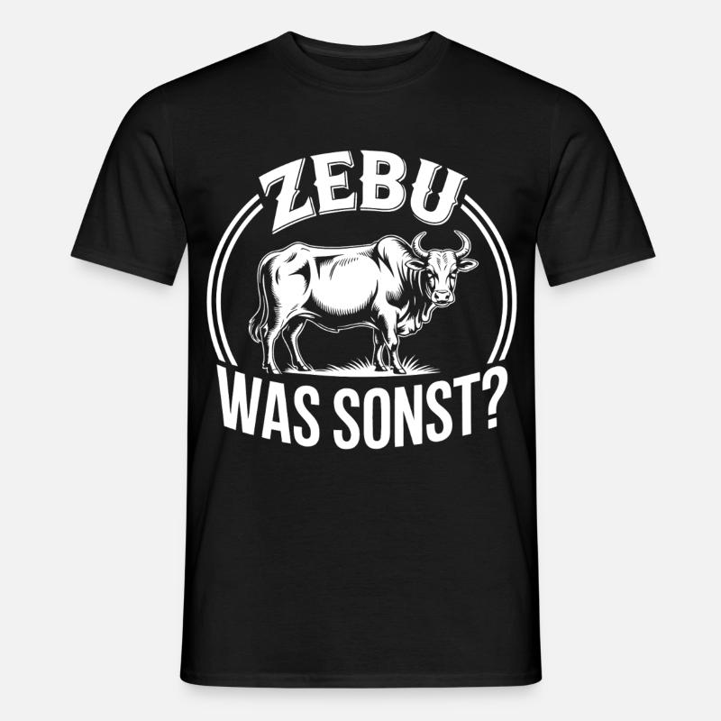 Zebu What else? Graphics - Men’s T-shirt - black