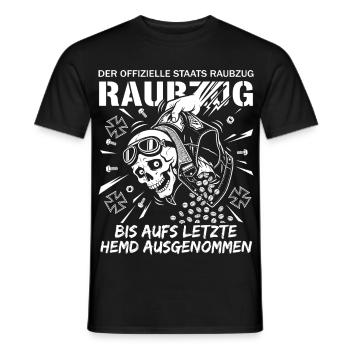 Der Offizielle Staats Raubzug - Männer T-Shirt - Schwarz - Vorne - AI Model Male 178 light (178cm)