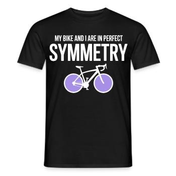 Artistic Cycling Perfect Symmetry Professional  - Men's T-Shirt - black - Front - AI Model Male 178 light (178cm)