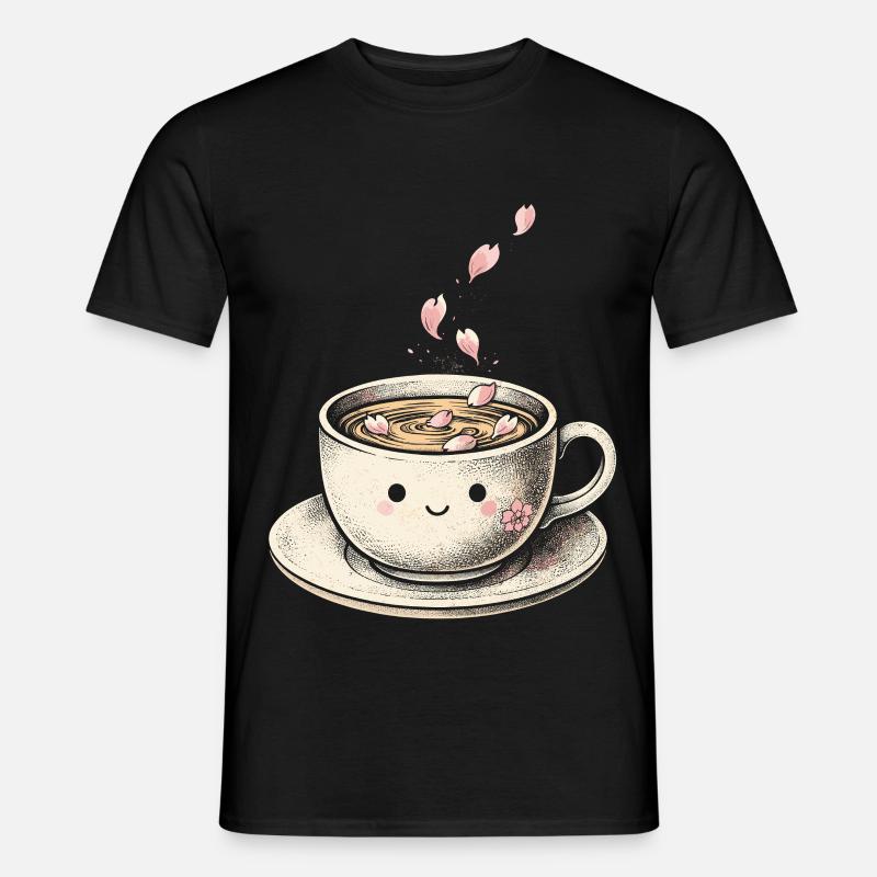 Kirsebærblomst Sakura Kirsebærblomst - Mænd T-shirt - sort