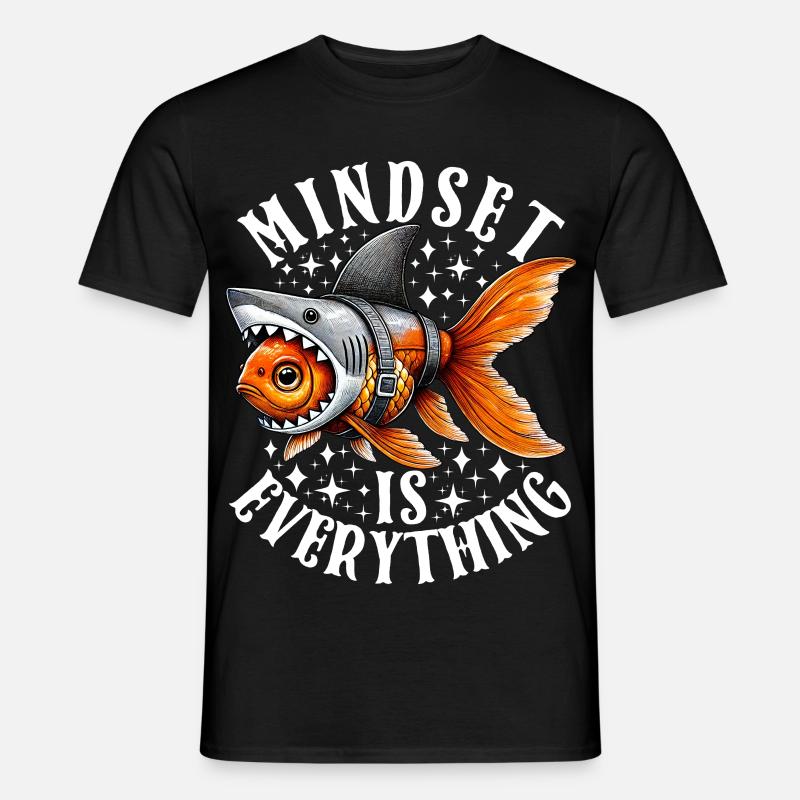Mindset Is Everything Motivational Inspirational - Männer T-Shirt - Schwarz