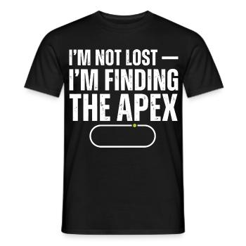 Ne te perds pas, trouve le sommet - T-shirt homme - noir - Devant - AI Model Male 178 light (178cm)