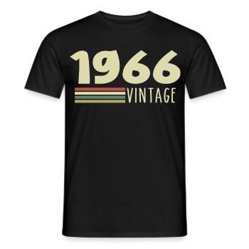 Jubiläum 1966 1966 - Männer T-Shirt - Schwarz - Vorne - AI Model Male 178 light (178cm)