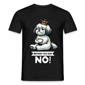 Before You Ask Havanese Havanese Keepers Havanese - Men's T-Shirt - black - Front - AI Model Male 178 light (178cm)