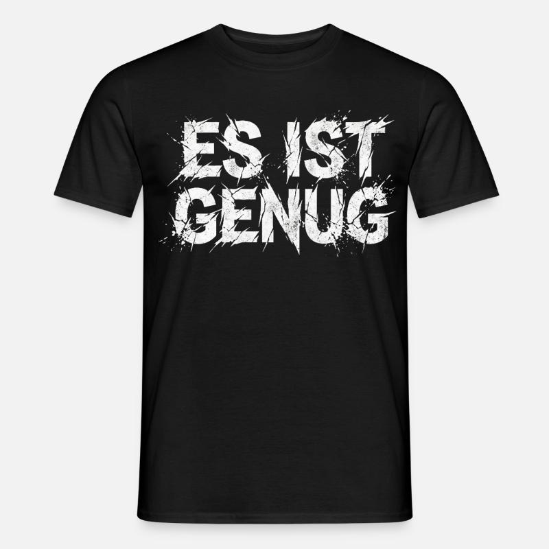It's enough sarcasm statement - Men's T-Shirt - black