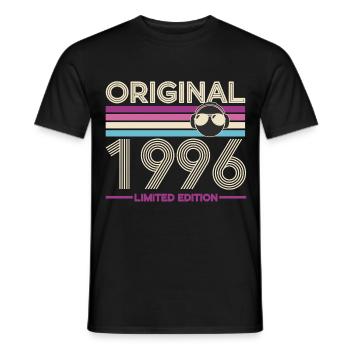 Originale limitierte Edition von 1996 - Männer T-Shirt - Schwarz - Vorne - AI Model Male 178 light (178cm)