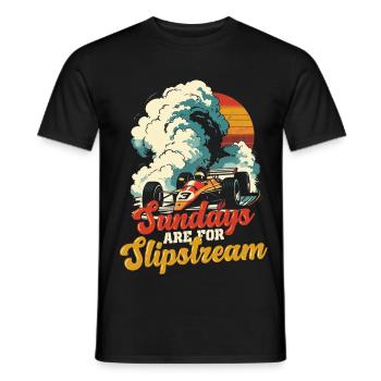 Les dimanches Autorennen Motorsport sont pour le Slipstream - T-shirt homme - noir - Devant - AI Model Male 178 light (178cm)