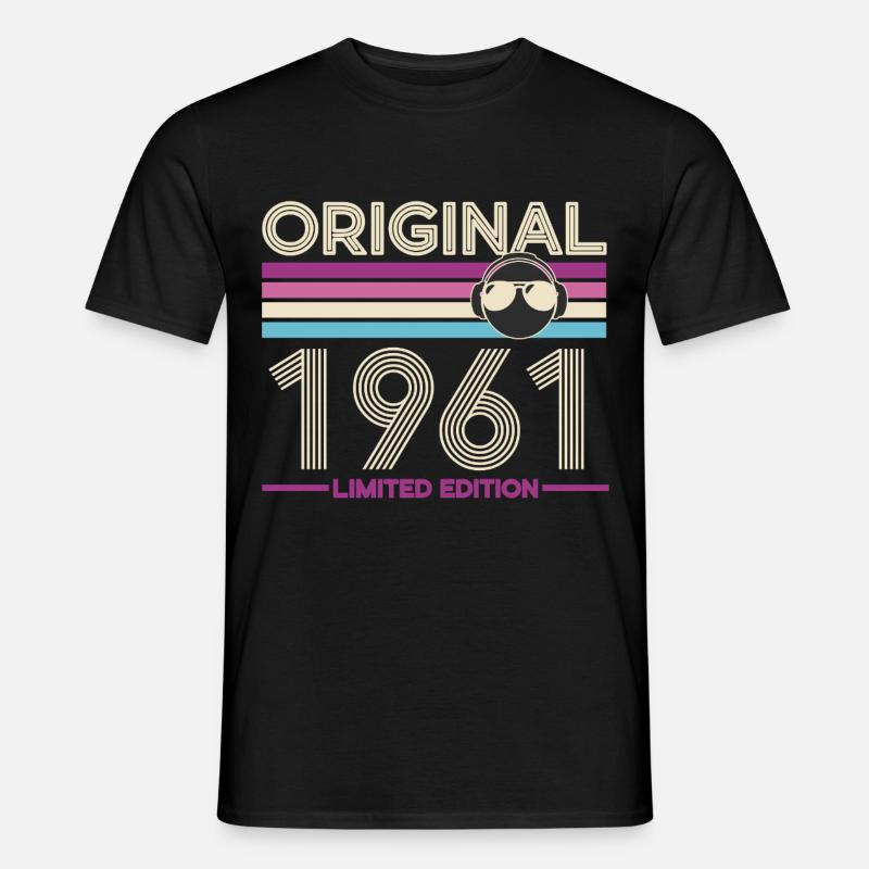Originale Retro-Edition von 1961 - Männer T-Shirt - Schwarz