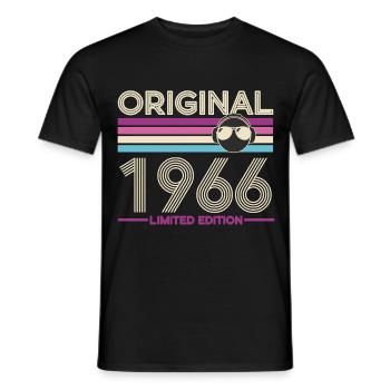 Original 1966 Limited Edition - Men's T-Shirt - black - Front - AI Model Male 178 light (178cm)