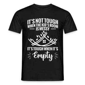 Empty Nest Parents Leaving for College Empty - Men's T-Shirt - black - Front - AI Model Male 178 light (178cm)