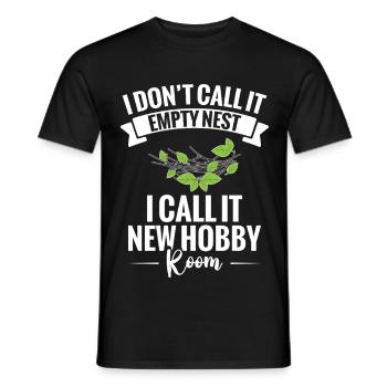  Empty Nest Mom of High School Grad Empty Nester - Men's T-Shirt - black - Front - AI Model Male 178 light (178cm)