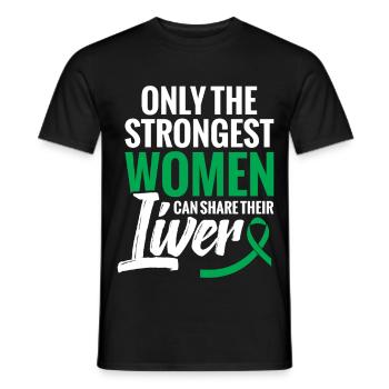Chirurgie de transplantation par donneur de foie Récupération du foie - T-shirt homme - noir - Devant - AI Model Male 178 light (178cm)