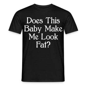 Lässt mich dieses Baby wie ein dickes Hemd aussehen - Männer T-Shirt - Schwarz - Vorne - AI Model Male 178 light (178cm)