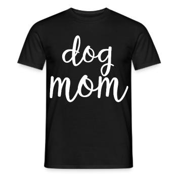 Dog Mom Cute Paw Mothers Day Shirt - Men's T-Shirt - black - Front - AI Model Male 178 light (178cm)