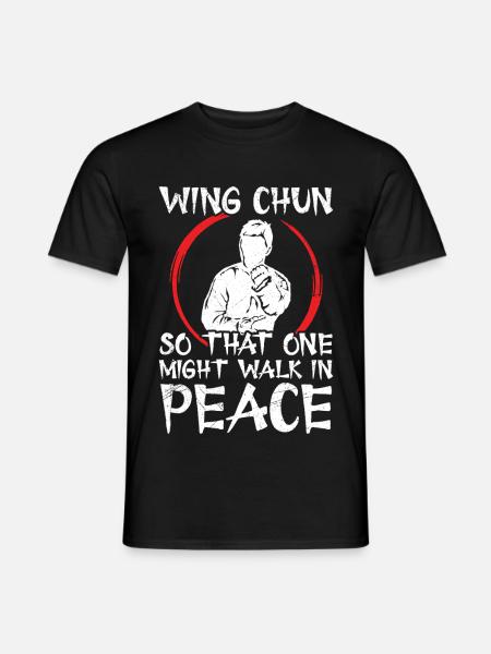 Wing Chun-Lehrer Kampfkunstunterricht Wing Chun - Männer T-Shirt - Schwarz