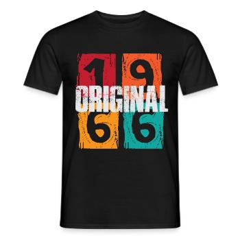Original 1966 - T-shirt homme - noir - Devant - AI Model Male 178 light (178cm)