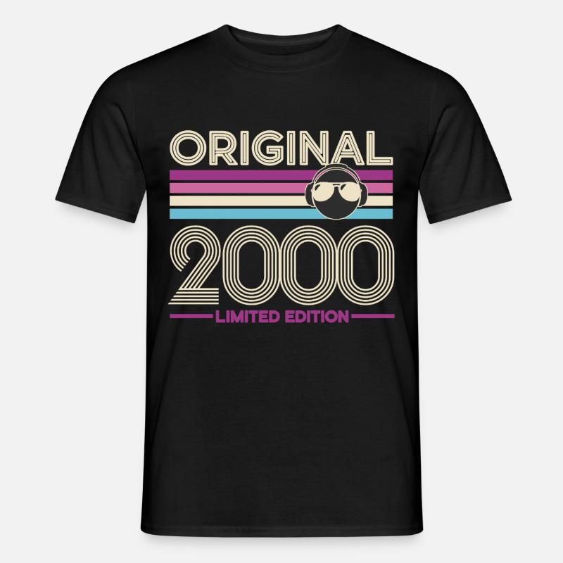 Originale Limited Edition von 2000 - Männer T-Shirt - Schwarz