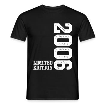 20th Birthday 2006 Limited Edition Boy Girls - Men's T-Shirt - black - Front - AI Model Male 178 light (178cm)