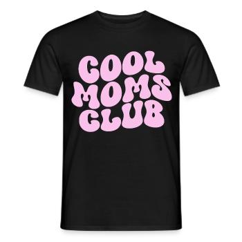 Cool Moms Club - Muttertag Mama Geschenk - Männer T-Shirt - Schwarz - Vorne - AI Model Male 178 light (178cm)