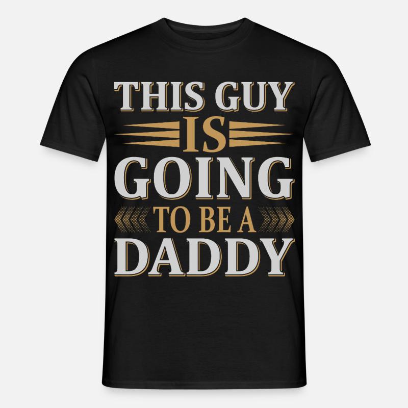 Zukünftige Daddy-Ankündigung - Männer T-Shirt - Schwarz