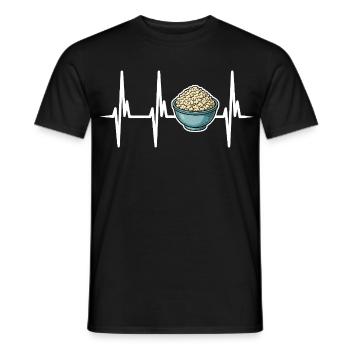 I love ricotta cheese - Men's T-Shirt - black - Front - AI Model Male 178 light (178cm)
