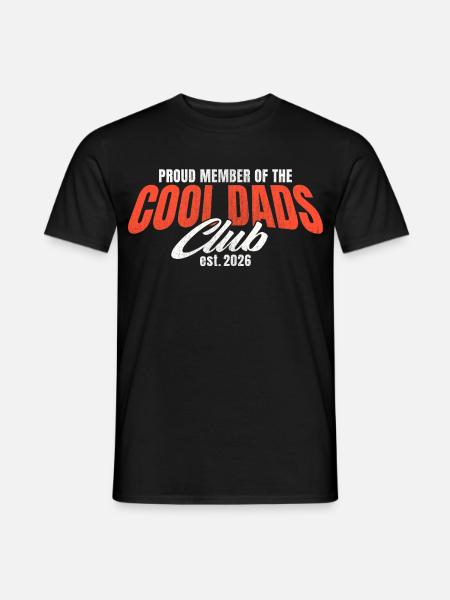 Cool Dads Club - Dad 2026 Gift - Men's T-Shirt - black