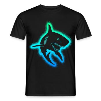 Requins Requins Hommes Garçons Enfants Requin - T-shirt homme - noir - Devant - AI Model Male 178 light (178cm)