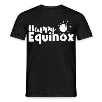 Happy Equinox Easter Ostara - Men's T-Shirt - black - Front - AI Model Male 178 light (178cm)