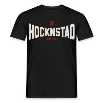 Hocknstad - Männer T-Shirt - Schwarz - Vorne - AI Model Male 178 light (178cm)
