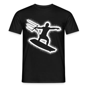 Kitesurf Kitesurf Enfants hommes Kitesurf - T-shirt homme - noir - Devant - AI Model Male 178 light (178cm)
