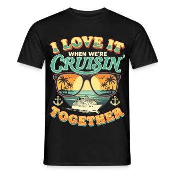 Croisière Cruise Ship Vacances - T-shirt homme - noir - Devant - AI Model Male 178 light (178cm)