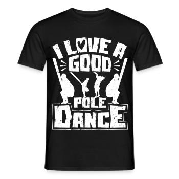 Jeux du Festival des Highlands écossais Pole Dance Caber - T-shirt homme - noir - Devant - AI Model Male 178 light (178cm)