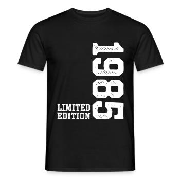 41e anniversaire 1985 Édition limitée Homme Femme - T-shirt homme - noir - Devant - AI Model Male 178 light (178cm)