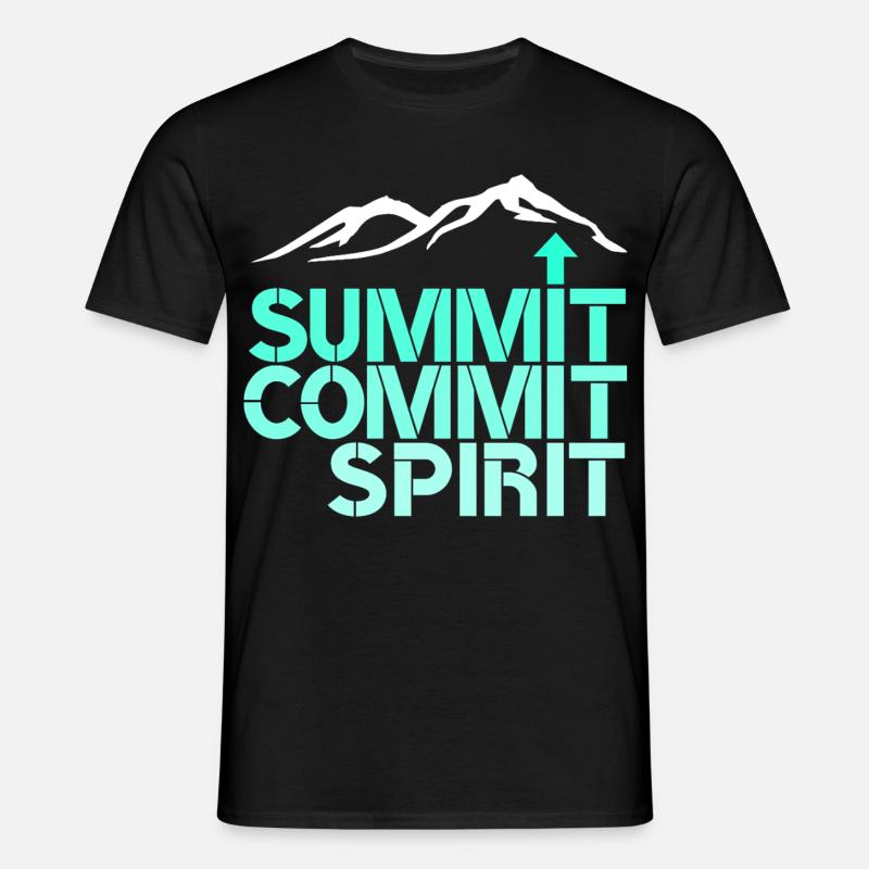 Spirit Commit Summit - Men's T-Shirt - black