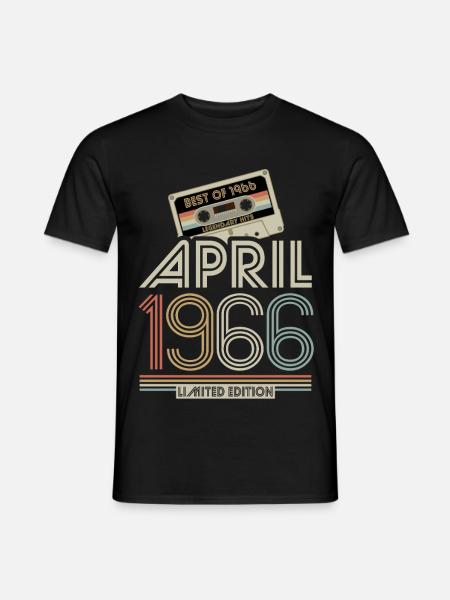 Best of April 1966 Kassette | Limited Edition - Männer T-Shirt - Schwarz