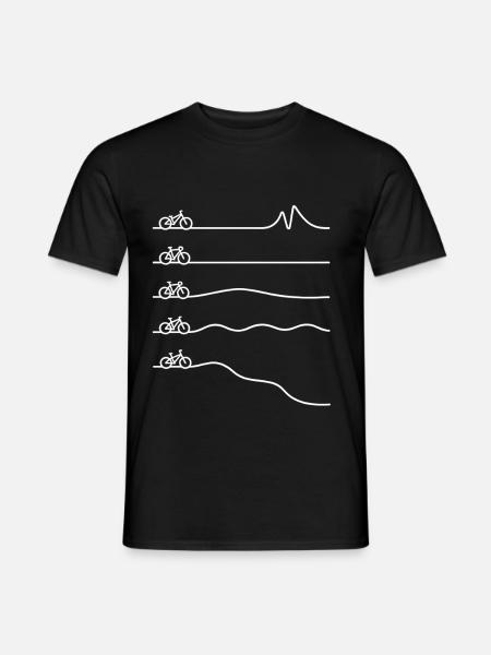 fahrrad radfahrer radsport mtb Mountainbike - Männer T-Shirt - Schwarz