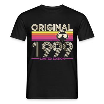 Original 1999 Edition Vintage - Men's T-Shirt - black - Front - AI Model Male 178 light (178cm)