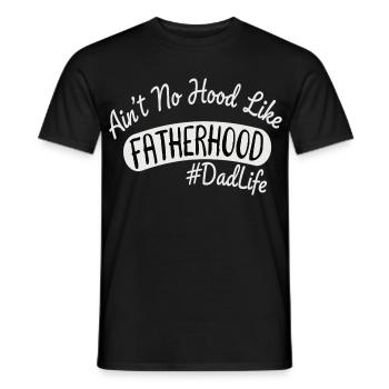 Vater Spruch DadLife Fatherhood - Men's T-Shirt - black - Front - AI Model Male 178 light (178cm)