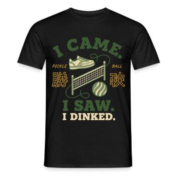 Pickleball Joueur drôle Venu Voir J’ai Dinké Love - T-shirt homme - noir - Devant - AI Model Male 178 light (178cm)