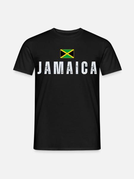 Jamaican flag, Jamaican patriot - Men's T-Shirt - black