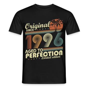 Original 1996 Vintage Retro Geburtstag Geschenk - T-shirt homme - noir - Devant - AI Model Male 178 light (178cm)