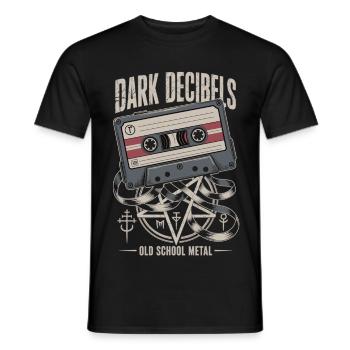 Heavy Metal Shirt Old School Metal Cassette - T-shirt homme - noir - Devant - AI Model Male 178 light (178cm)