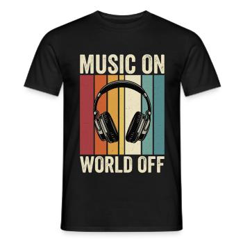 Books, Reading, Book Lover, Coffee, Humor, Funny, - Men's T-Shirt - black - Front - AI Model Male 178 light (178cm)