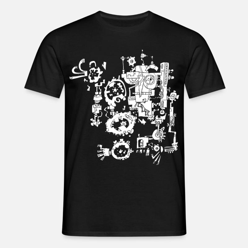 rusty machine - Männer T-Shirt - Schwarz
