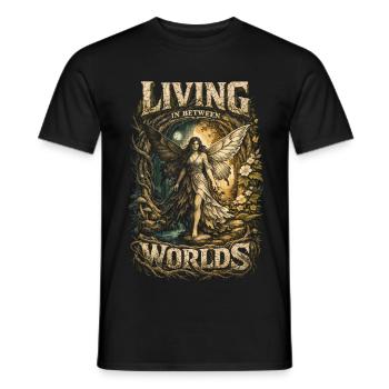 Fairycore Fairy Gothic - Men's T-Shirt - black - Front - AI Model Male 178 light (178cm)