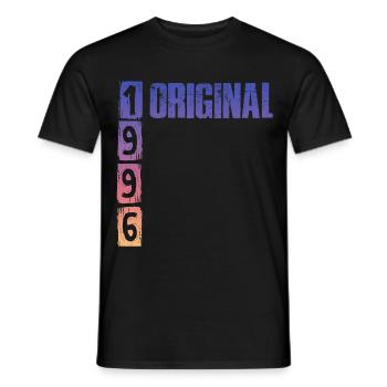 Vintage 1996 - Männer T-Shirt - Schwarz - Vorne - AI Model Male 178 light (178cm)