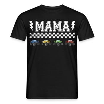 Monster Truck Mom Cool Mom Design Tout-terrain - T-shirt homme - noir - Devant - AI Model Male 178 light (178cm)