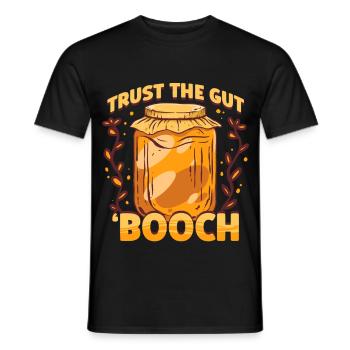 Kombucha - Männer T-Shirt - Schwarz - Vorne - AI Model Male 178 light (178cm)