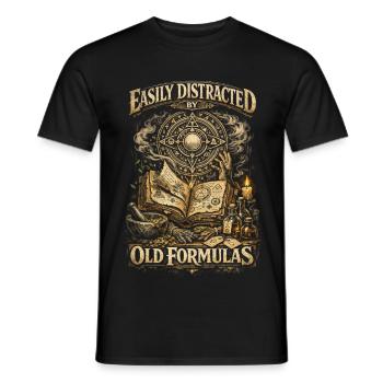 Pharmacist Herb Collector Pharmacist - Men's T-Shirt - black - Front - AI Model Male 178 light (178cm)